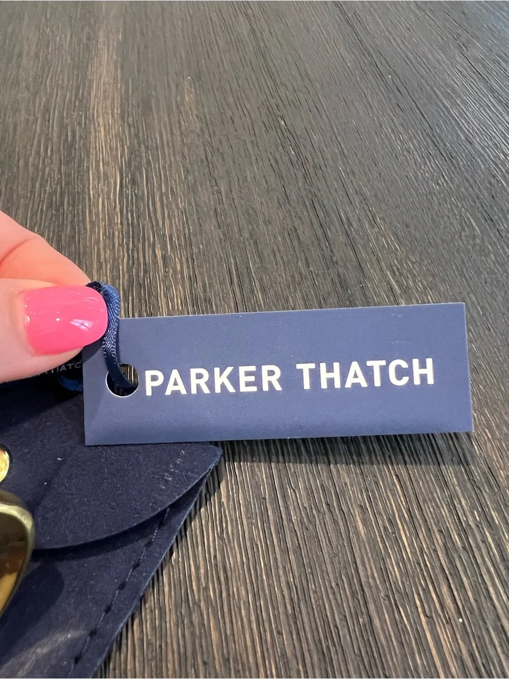 NWT Parker Thatch Long Sculptural Pebble Ring Size 7